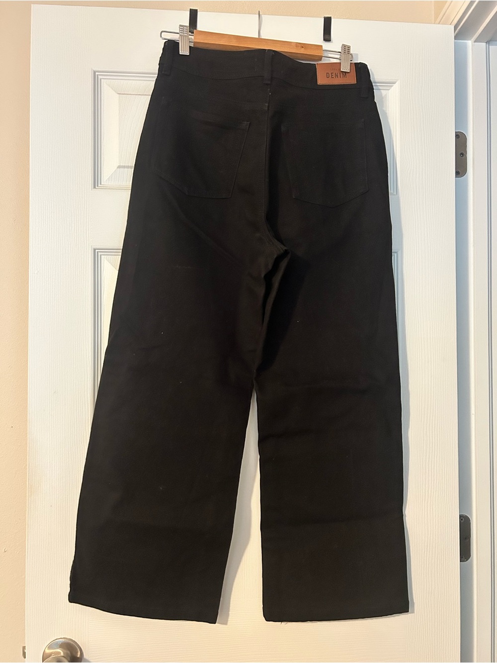 Sezane Black Le Crop Jeans size 38 / 6 - Picture 3 of 14